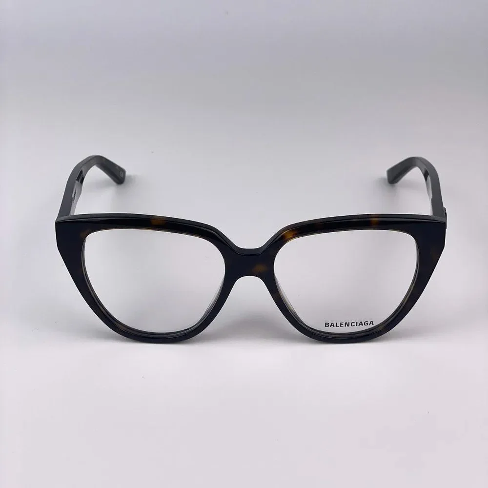 Balenciaga Everyday BB0129O 005 Eyeglasses Cat Eye Havana Women